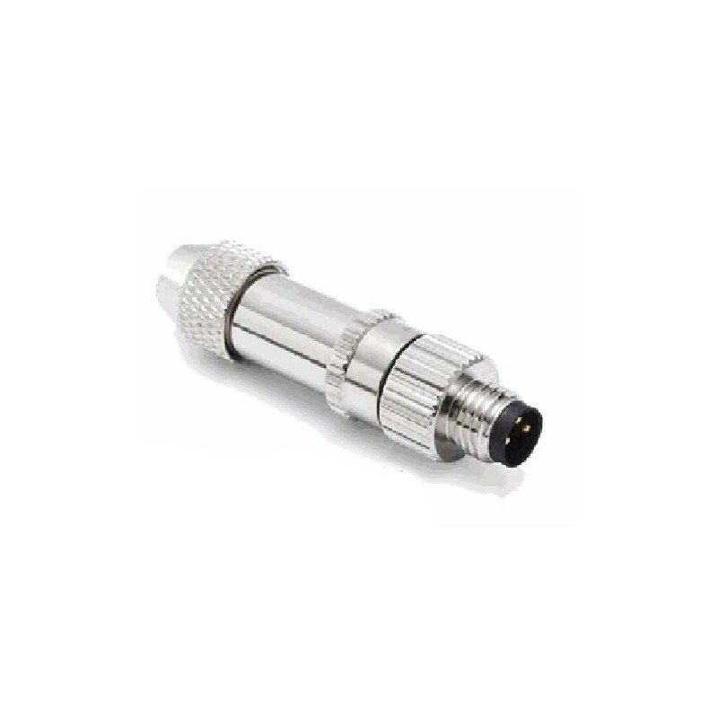 Connecteur mâle M8, 4 pol.,   IP67, 4A, blindé